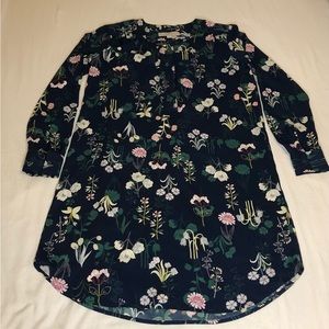 Ann Taylor LOFT Floral Print Dress Size XS
